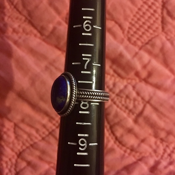 Artisan Crafted Sterling Silver Lapis Ring - Picture 8 of 8